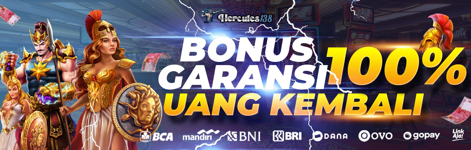 BONUS GARANSI UANG KEMBALI 100%